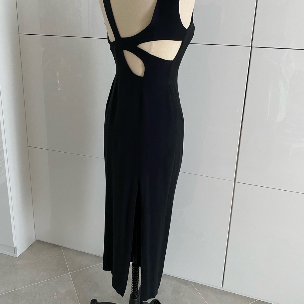 Black Cut Out VERSUS by Versace Gown. SIZE 28